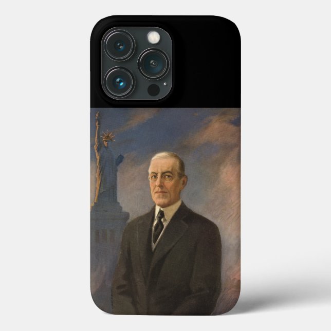 American President Woodrow Wilson & Liberty Case-Mate iPhone Case (Back)