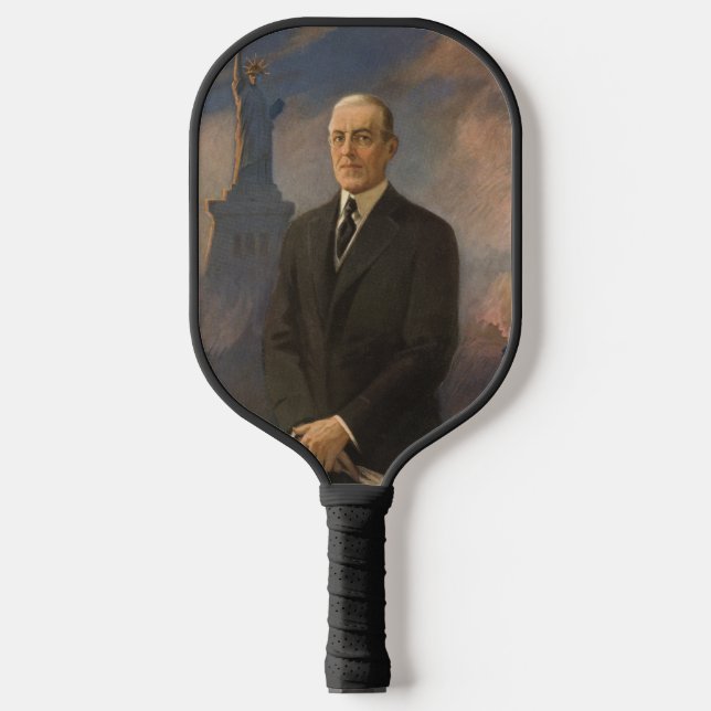 American President Woodrow Wilson & Liberty Pickleball Paddle (Front)