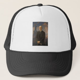 American President Woodrow Wilson & Liberty Trucker Hat