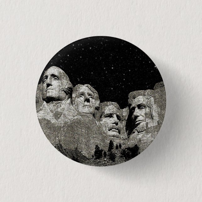 American Presidents Mount Rushmore,   Button (Front)