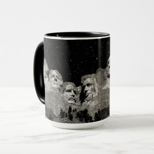 American Presidents Mount Rushmore  Mug