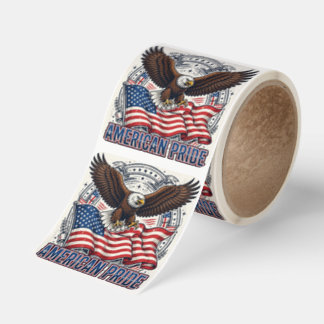 American Pride Bald Eagle — Patriotic USA Sticker