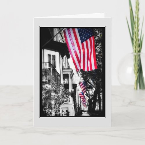 American Pride Blank Note Card