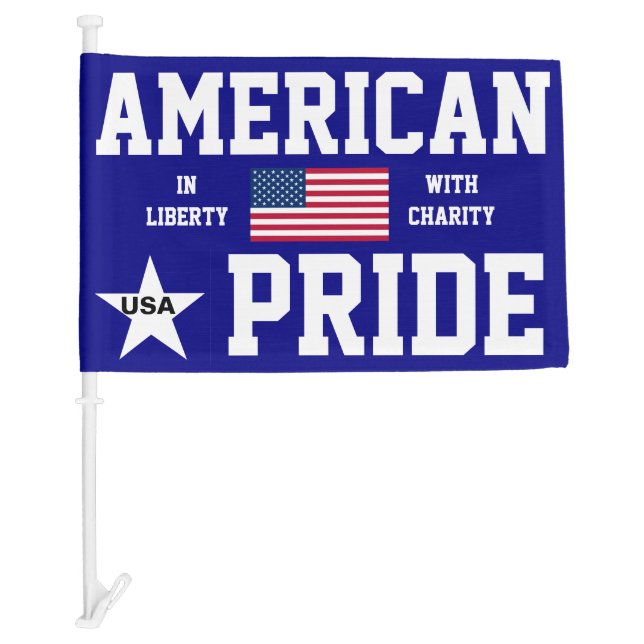 American Pride    Car Flag (Front)