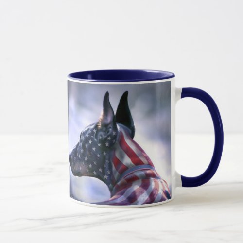 American Pride Doberman Mug