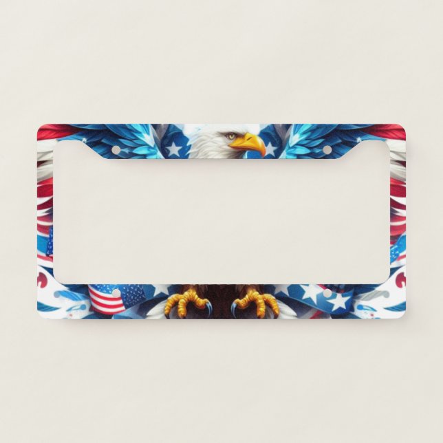 American Pride Eagle License Plate Frame (Front)