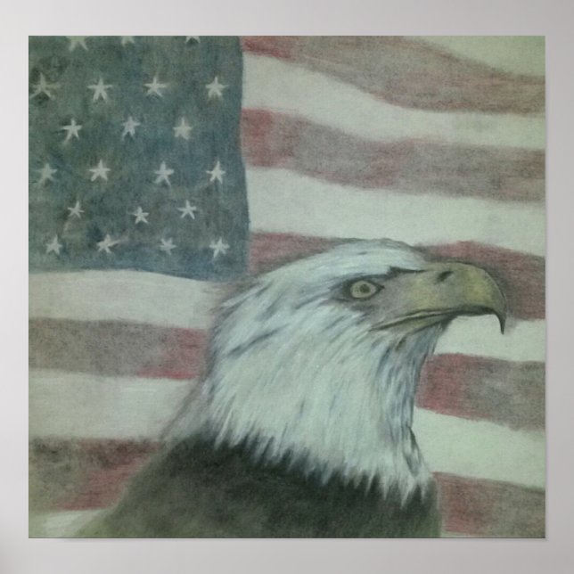 American pride Eagle Poster (Front)