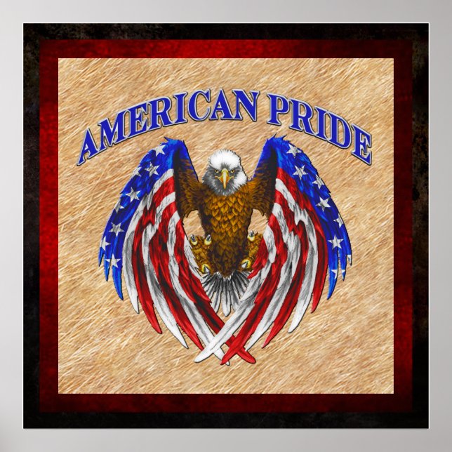 American Pride Eagle Poster (Front)