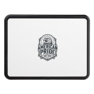 American Pride Eagle Vintage Patriotic Shirt Desig Hitch Cover