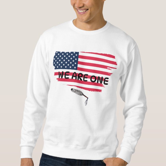 American Pride: Flag T-Shirt Collection Sweatshirt (Front)