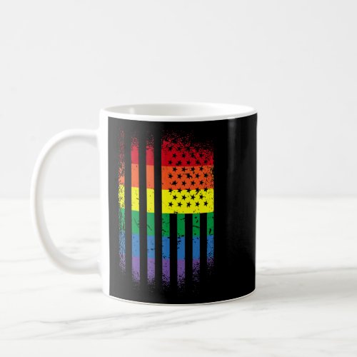 American Pride gay lesbian bisexual transgender US Coffee Mug
