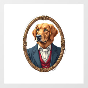 American Pride Golden Retriever Vintage Shirt 4 Floor Decals