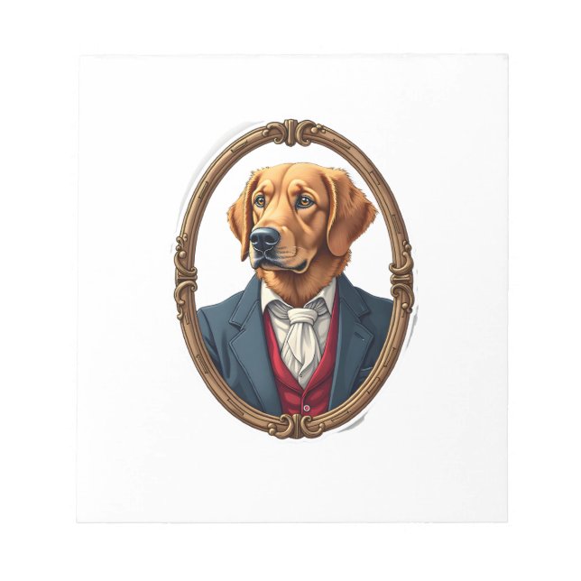 American Pride Golden Retriever Vintage Shirt 4 Notepad (Front)