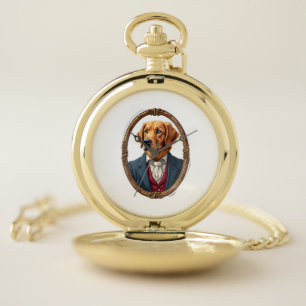 American Pride Golden Retriever Vintage Shirt 4 Pocket Watch