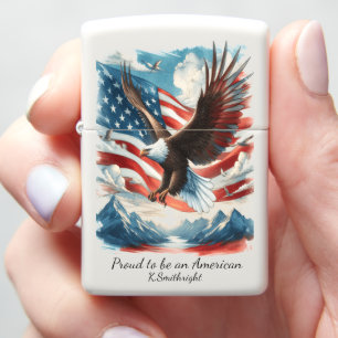 American Pride in Flight Zippo Lighter