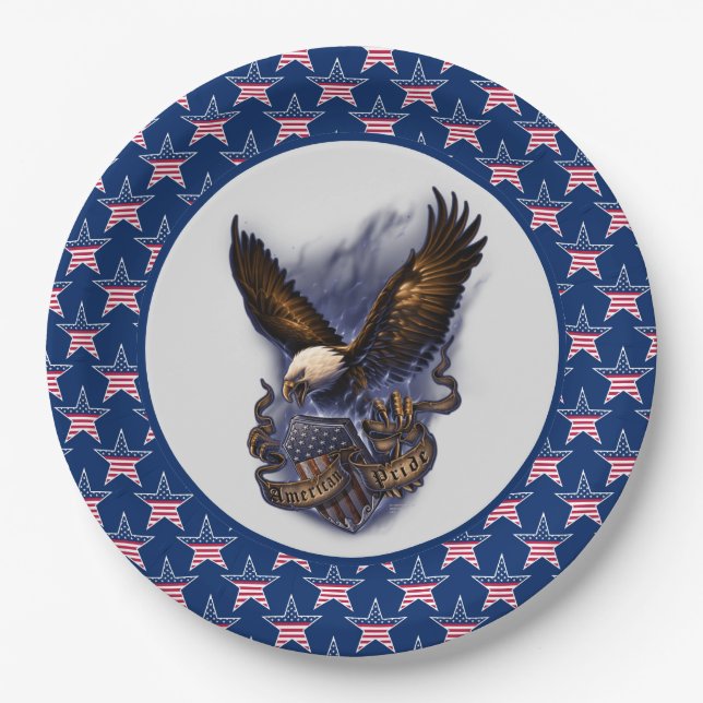 American Pride  Paper Plates (Front)