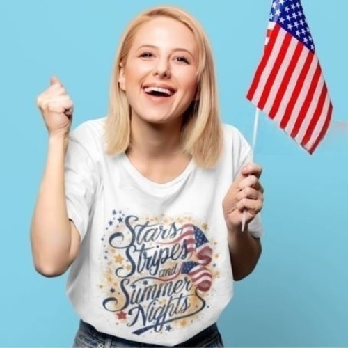 American Pride Stars Stripes and Summer Nights T_Shirt