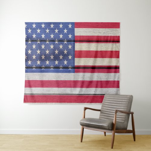 American Pride USA Flag Tapestry
