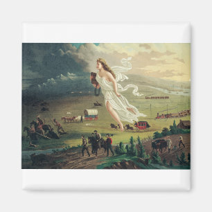American Progress by John Gast Frontier Art Magnet