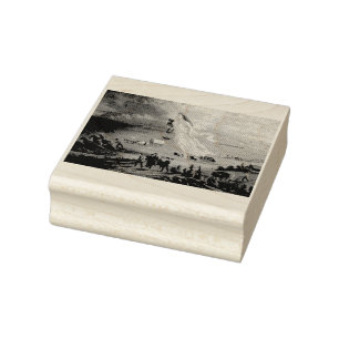 American Progress by John Gast Frontier Art Rubber Stamp