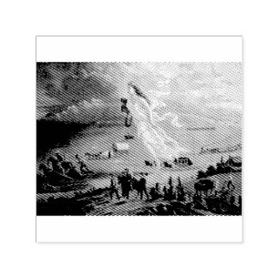American Progress by John Gast Frontier Art Self-inking Stamp
