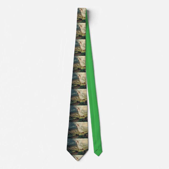American Progress by John Gast Neck Tie (Front)