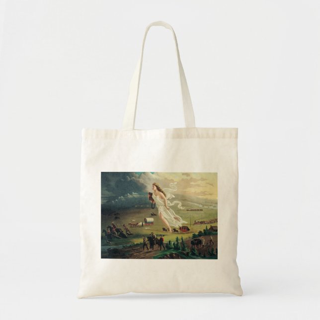 American Progress by John Gast Tote Bag (Front)