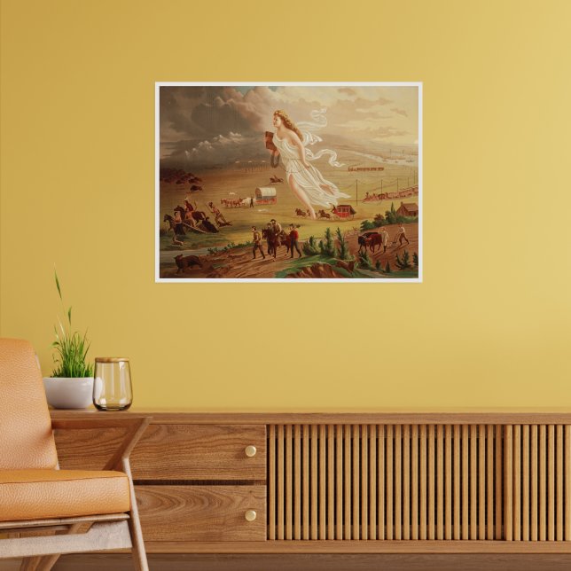 American progress - Manifest Destiny [1873] Poster | Zazzle