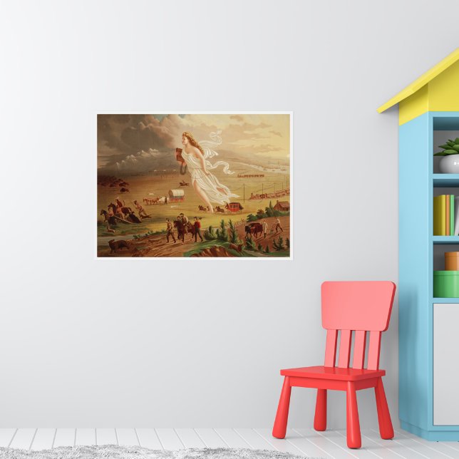 American progress - Manifest Destiny [1873] Poster | Zazzle