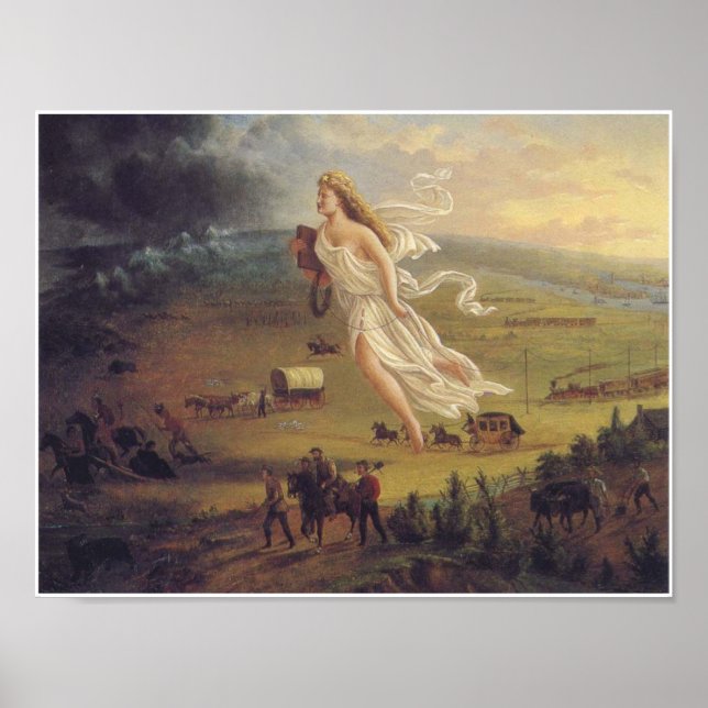 American Progress Vintage Art Poster (Front)