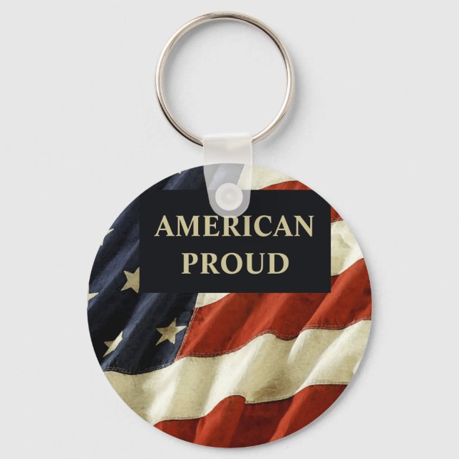 AMERICAN PROUD  KEYCHAIN (Front)