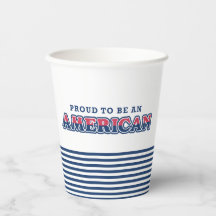 American Proud, Patriotic, Navy Stripes