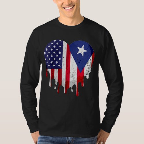 American Puerto Rican Hispanic Heritage Month Rico T_Shirt