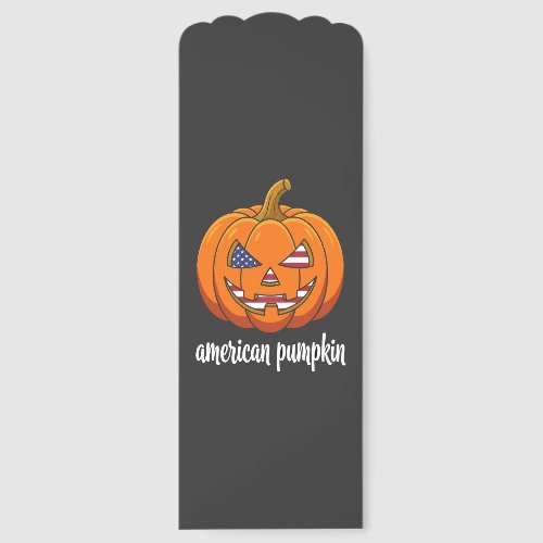 American Pumpkin Patriotic Halloween Jack O Lanter Bookmarks
