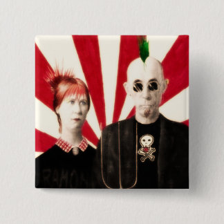 American Punk Butt'n Pinback Button