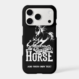 American quarter horse Cowboy Cowgirl western iPhone 17 Pro Case