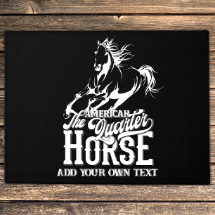 American quarter horse Cowboy wild west western Doormat