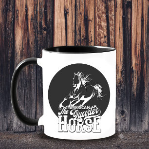 American quarter horse Cowgirl Cowboy western Coffee Mug