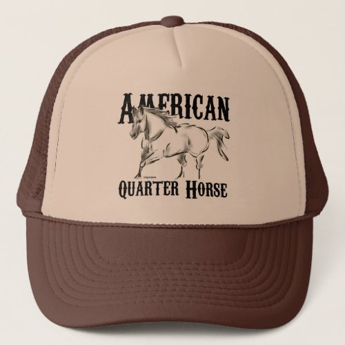 American Quarter Horse Trucker Hat
