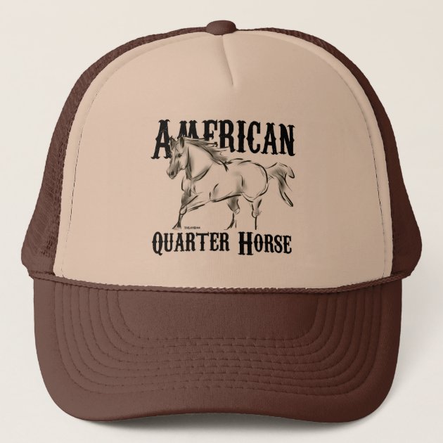 American Quarter Horse Trucker Hat | Zazzle