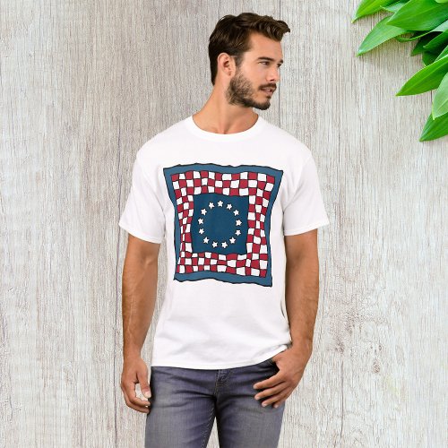 American Quilt Mens T_Shirt