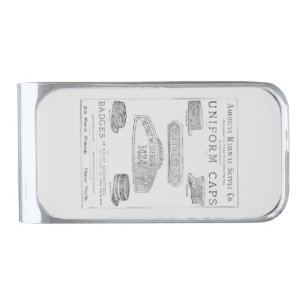 American Railway Supply Company Silver Finish Money Clip