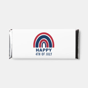 American Rainbow USA Independence Day 4th Of July Hershey Bar Favors