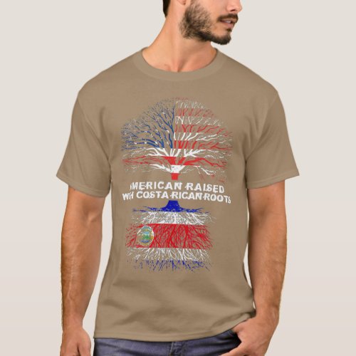 American Raised with Costa Rican Roots Costa T_Shirt