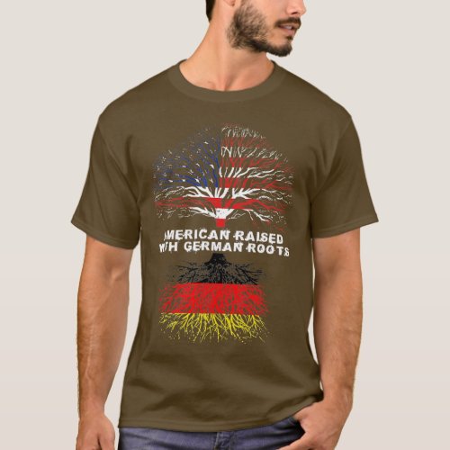 American Raised with German Roots Germany  T_Shirt
