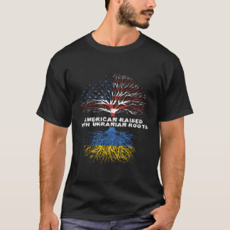 American Raised With Ukrainian Roots Ukraine T-Shirt