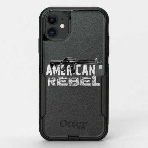 American Rebel AR_15 OtterBox Commuter iPhone 11 Case