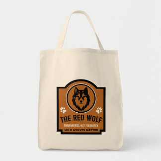 American Red Wolf Conservation Tote Bag