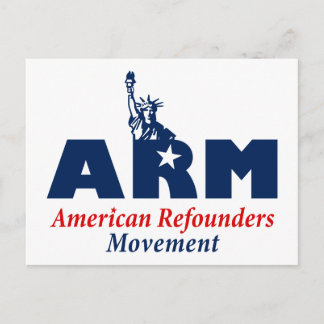 American Refounders Movement (ARM) Postcard