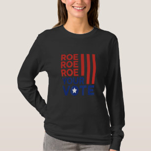 American Reproductive Rights USA Flag Liberal T-Shirt